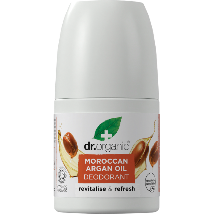 DR ORGANIC Deodorant Roll on Moroccan Argan Oil 50ml