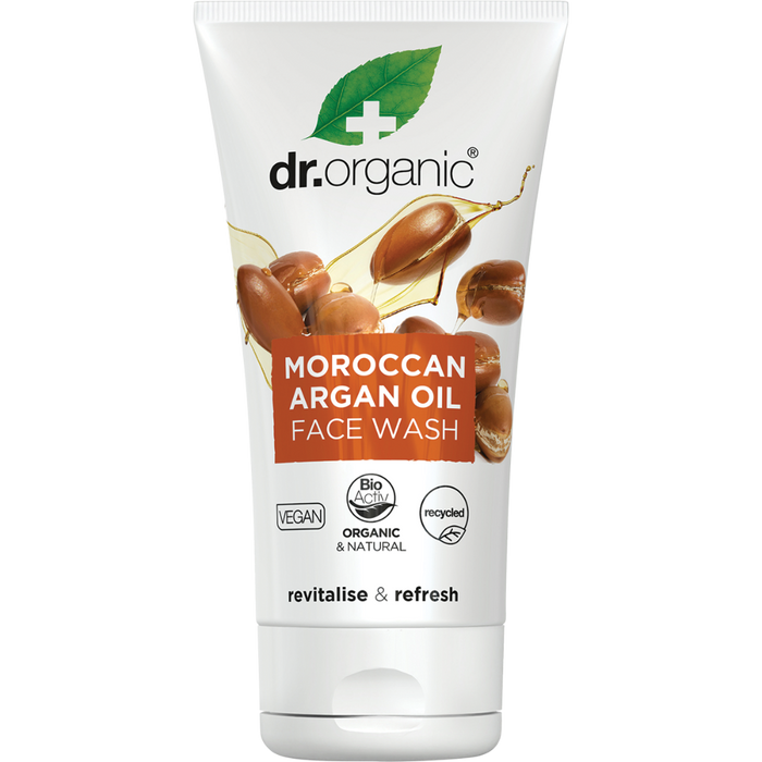 DR ORGANIC Creamy Face Wash Moroccan Argan Oil 150ml
