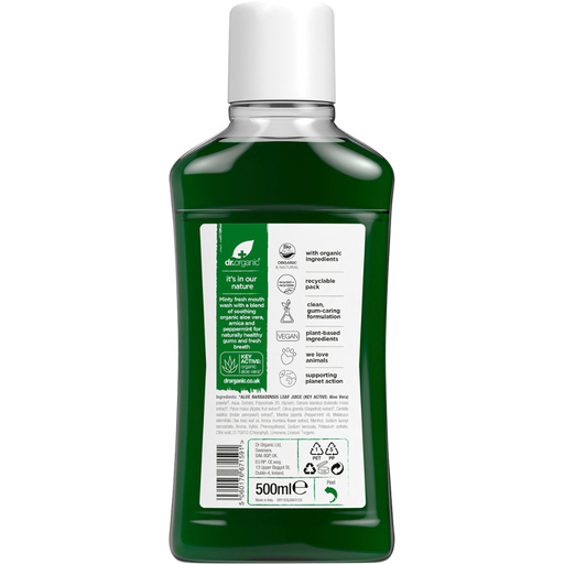 DR ORGANIC Aloe Vera Mouthwash 500ml