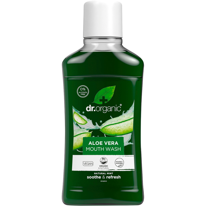 DR ORGANIC Aloe Vera Mouthwash 500ml