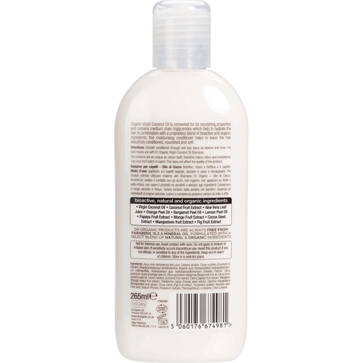 DR ORGANIC Conditioner Virgin Coconut Oil 265ml