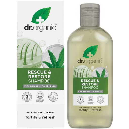 DR ORGANIC Hemp Oil Rescue & Restore Shampoo 265ml