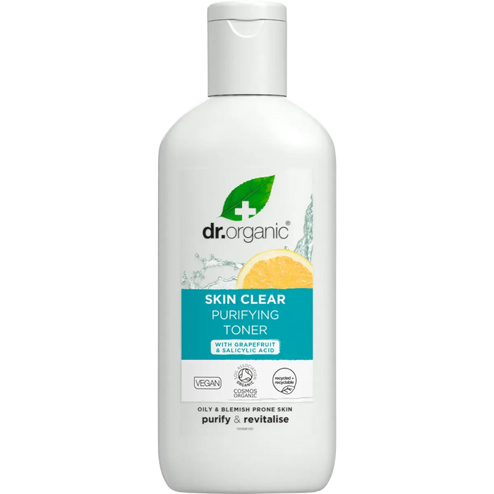 DR ORGANIC Purifying Toner Skin Clear Organic Tea Tree 200ml