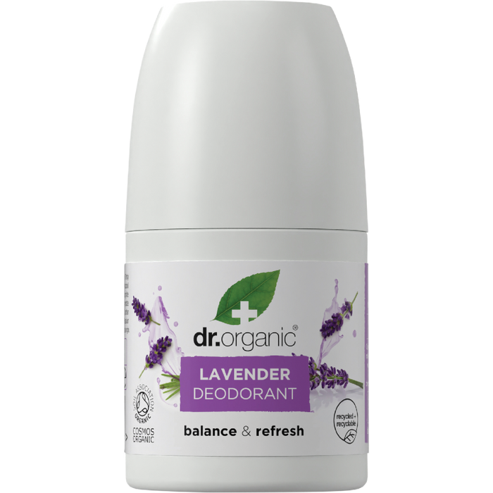 DR ORGANIC Deodorant Roll On Lavender 50ml