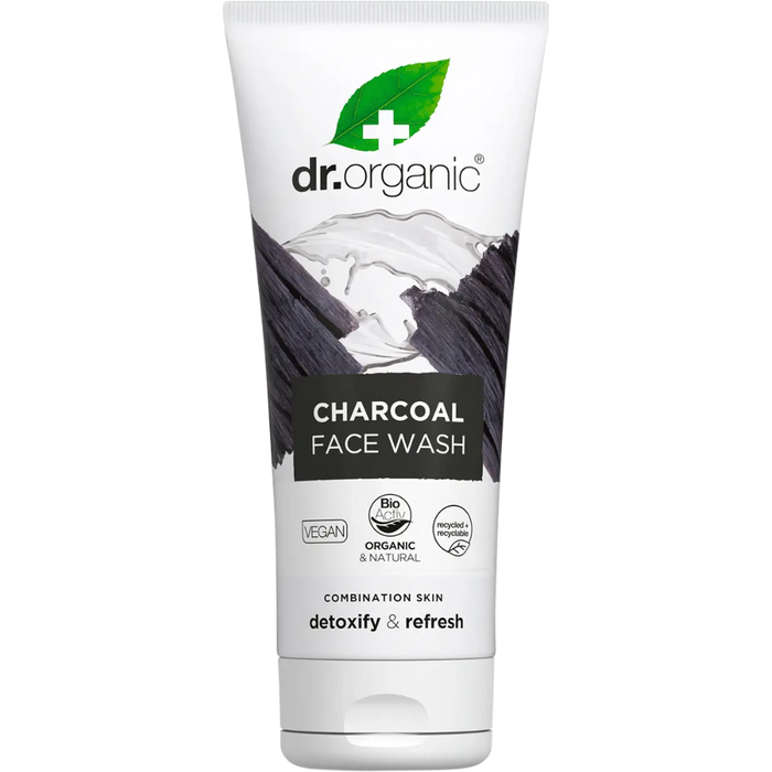 DR ORGANIC Activated Charcoal Face Wash Purifying Bioactive 200ml