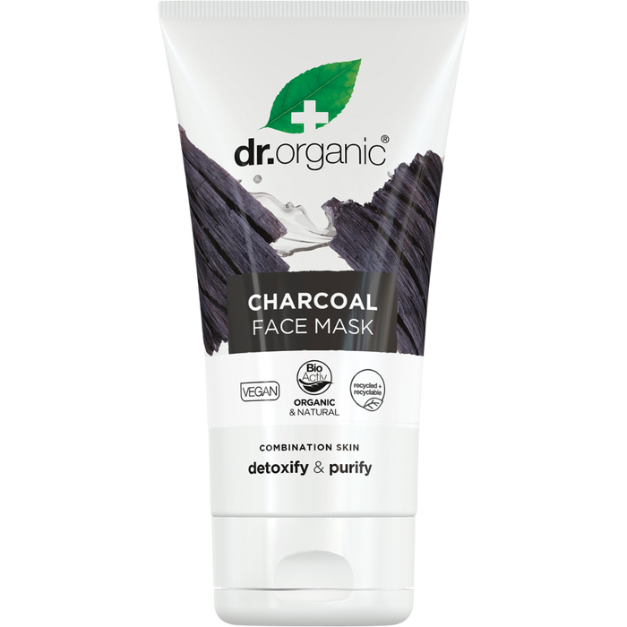 DR ORGANIC Activated Charcoal Face Mask Purifying Bioactive 125ml
