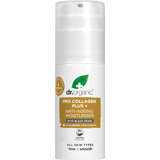 DR ORGANIC Moisturiser Pro Collagen Plus+ Anti Aging with Black Pearl 50ml