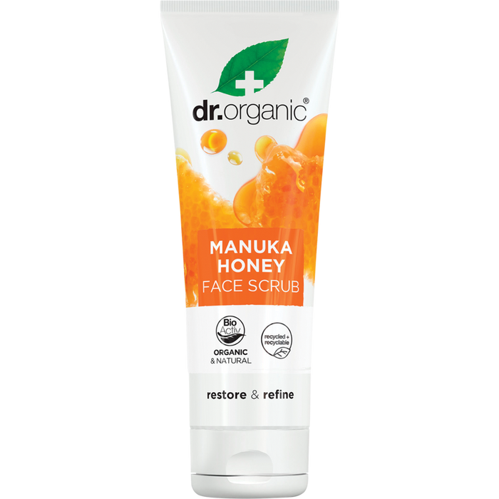 DR ORGANIC Face Scrub Manuka Honey 125ml