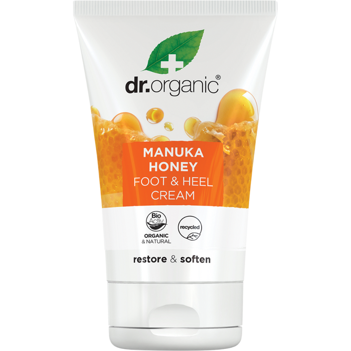 DR ORGANIC Manuka Honey Organic Foot & Heel Cream 125ml