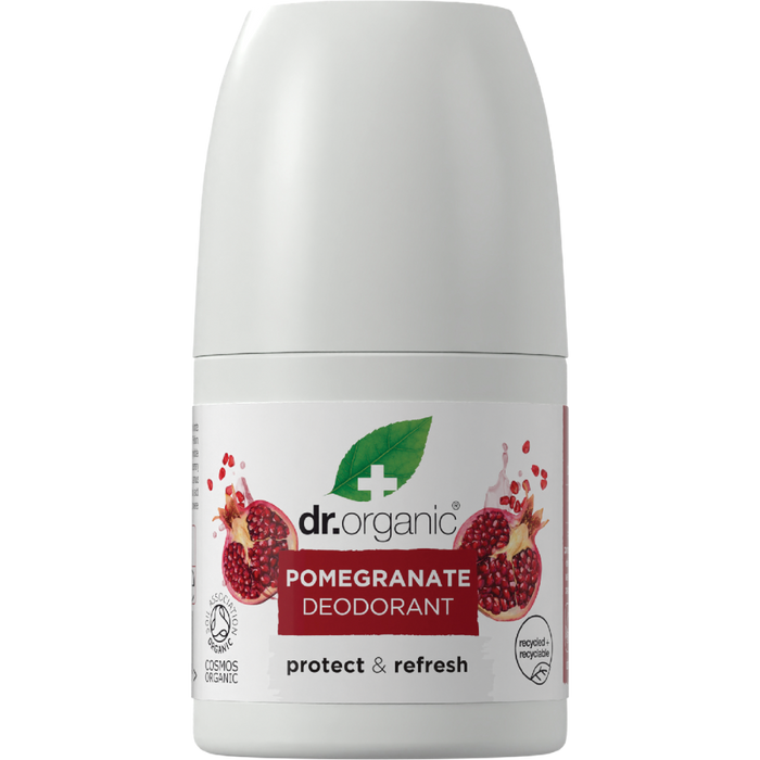 DR ORGANIC Deodorant Roll On Pomegranate 50ml