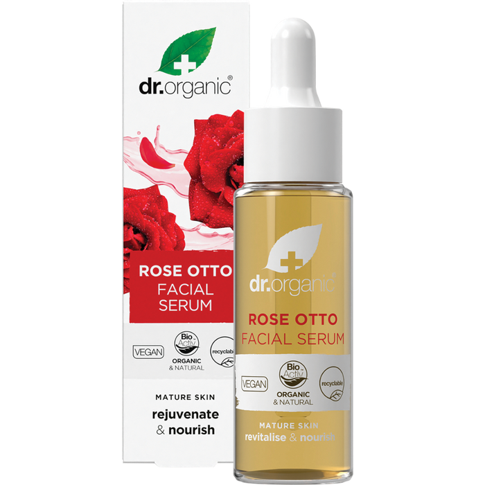 DR ORGANIC Rose Otto Organic Facial Serum 30ml