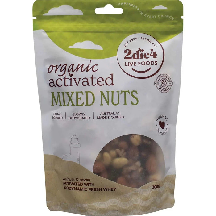 2DIE4 LIVE FOODS Activated Organic Mixed Nuts 300g