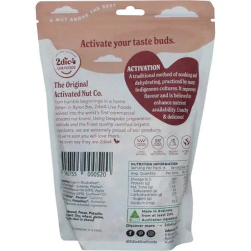 2DIE4 LIVE FOODS Activated Organic Muesli 600g