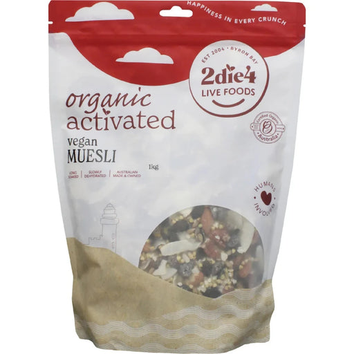 2DIE4 LIVE FOODS Activated Organic Muesli 1kg