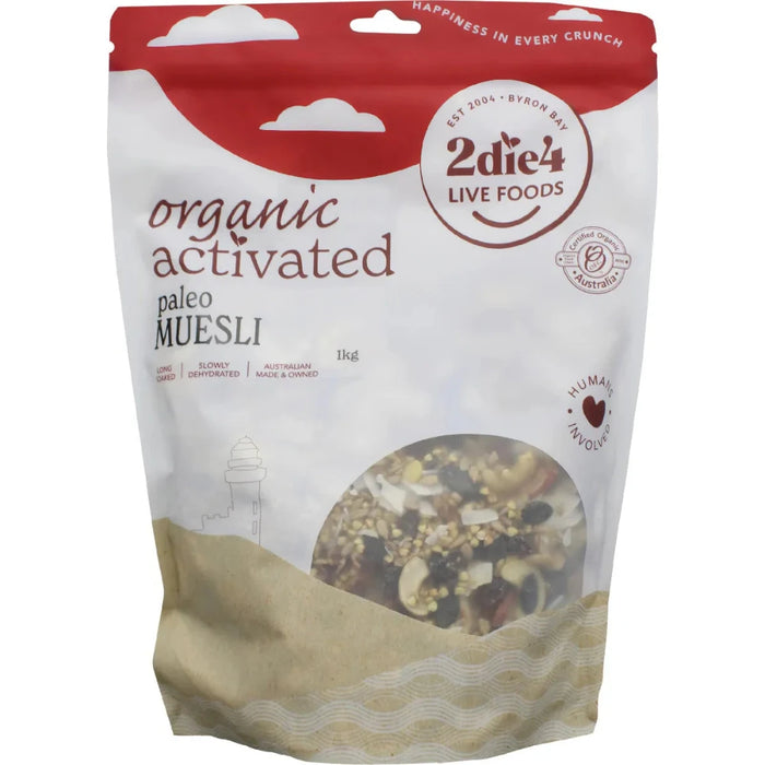 2DIE4 LIVE FOODS Activated Organic Paleo Muesli 1kg