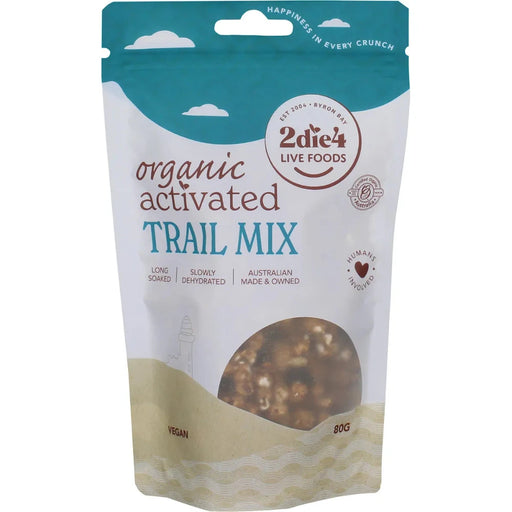 2DIE4 LIVE FOODS Organic Activated Trail Mix 80g