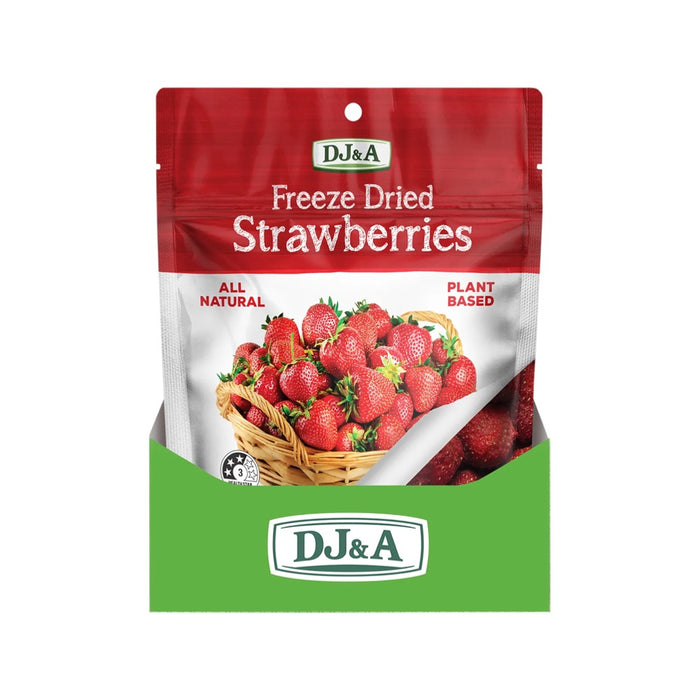 DJ&A Freeze Dried Strawberries 10x25g