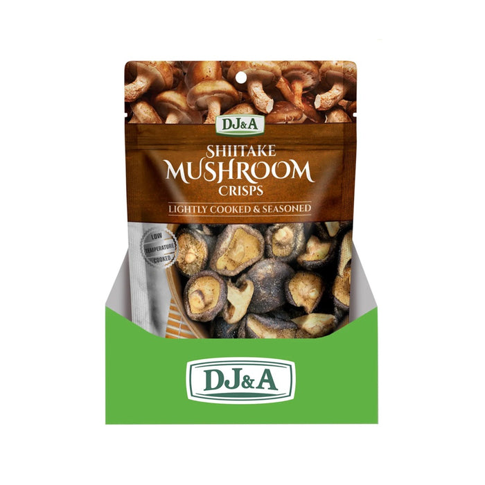 DJ&A Shiitake Mushroom Crisps 12x30g