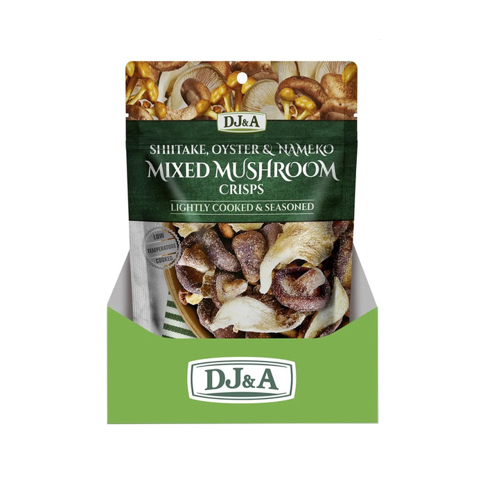 DJ&A Mixed Mushroom Crisps 12x30g