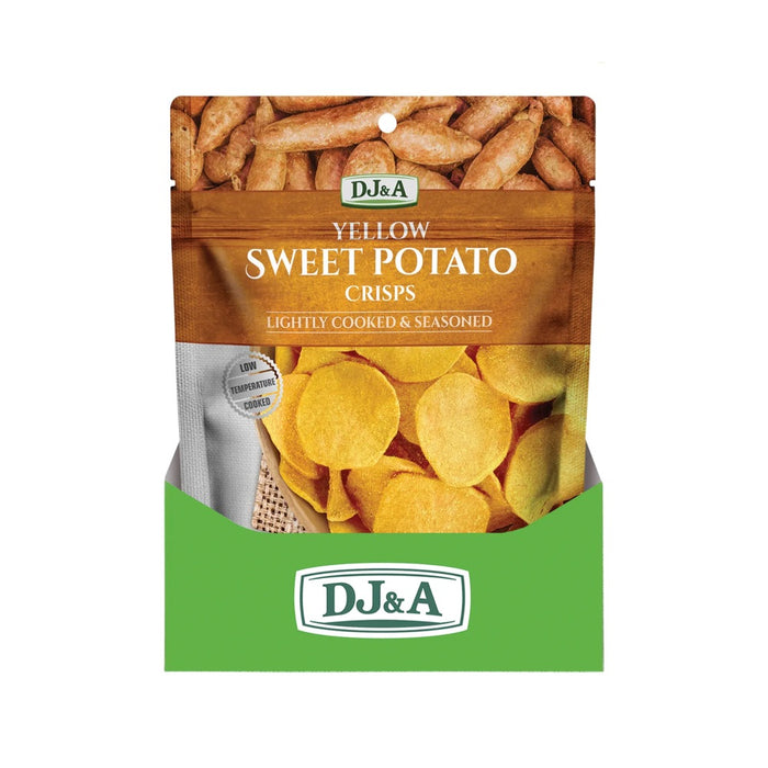 DJ&A Yellow Sweet Potato Crisps 10x55g