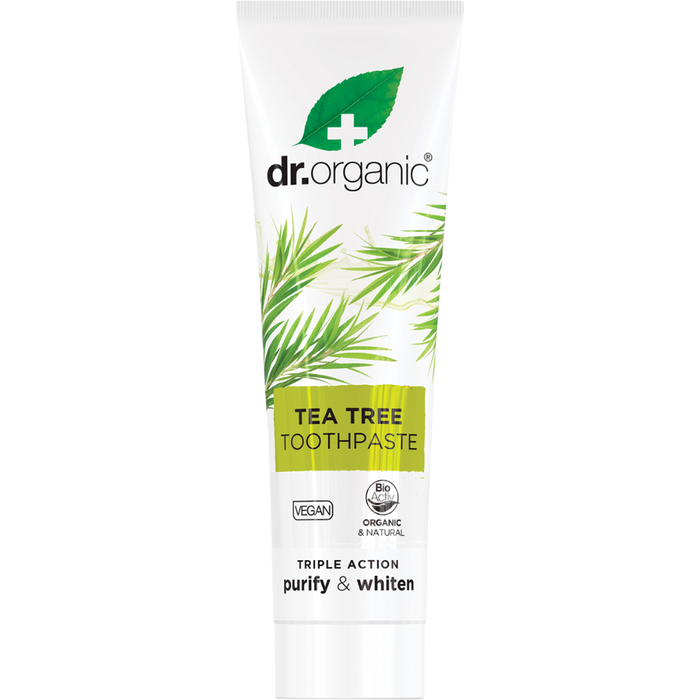 DR ORGANIC Tea Tree Whitening Toothpaste 100ml
