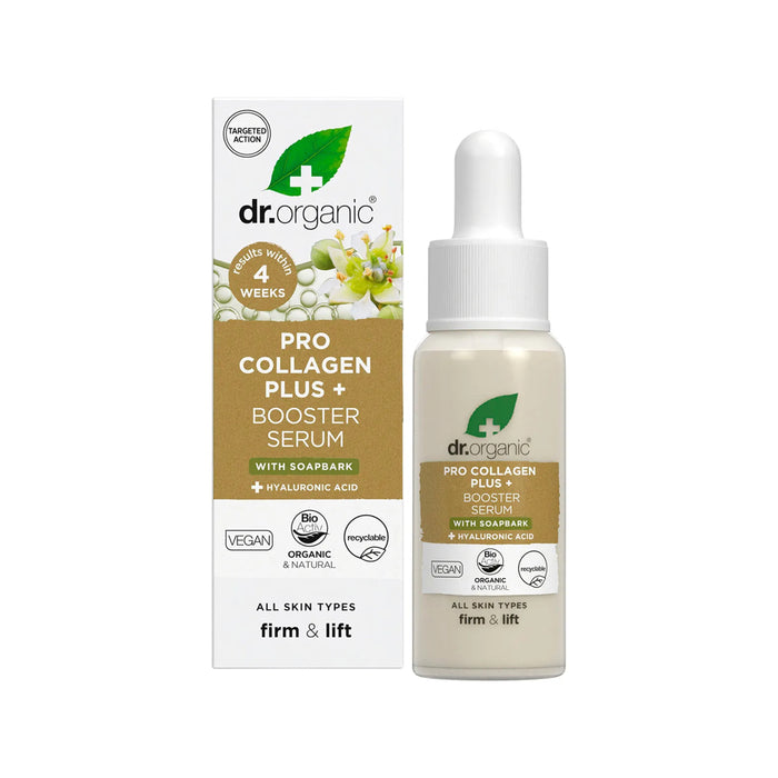 DR. ORGANIC Pro Collagen Plus+ Booster Serum Soapbark 30ml