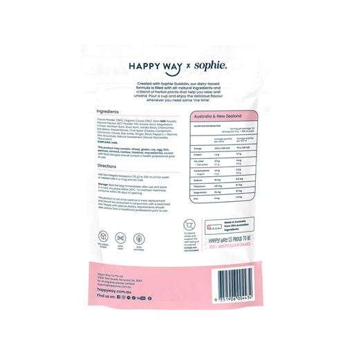 Happy Way Sophie's Hot Choccy Dairy Vanilla Chai 200g