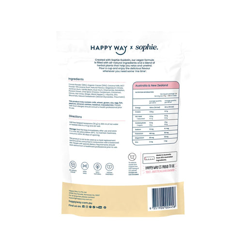 Happy Way Sophie's Hot Choccy Vegan Vanilla Chai 200g