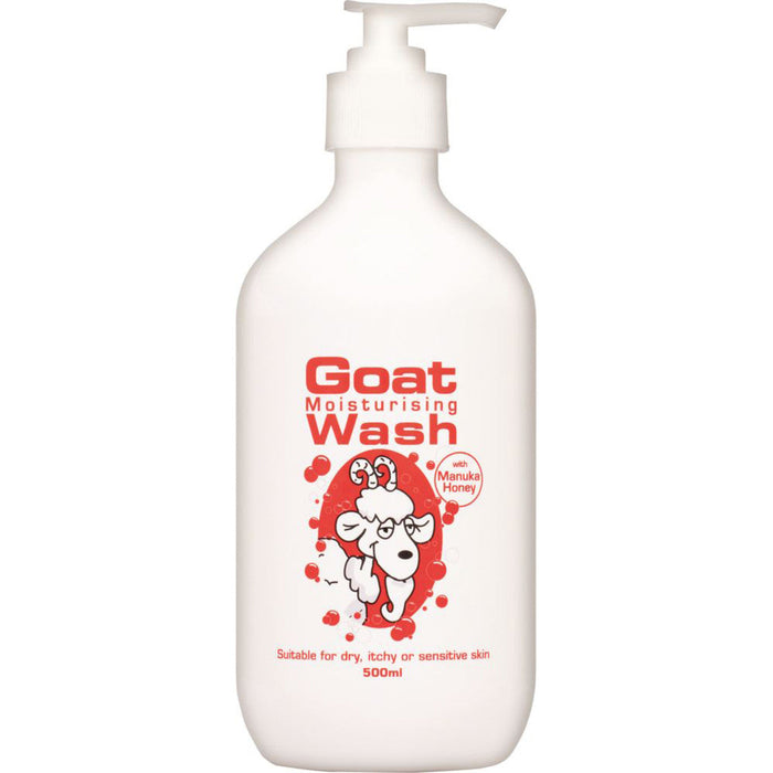 GOAT RANGE Goat Moisturising Wash 500ml Manuka Honey