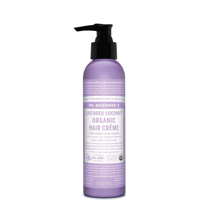 DR BRONNER'S Organic Hair Creme 177ml Lavender Coconut