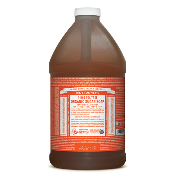 DR BRONNER'S Organic Pump Soap Refill Sugar 4-in-1 1.9L Lavender
