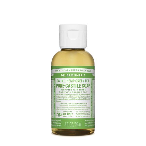 DR BRONNER'S Pure-Castile Green Tea Liquid Soap Hemp 18-in-1 59ml