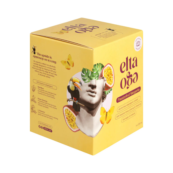 ELTA EGO Alcohol Free Cocktail - Passionfruit Margarita 4x250ml