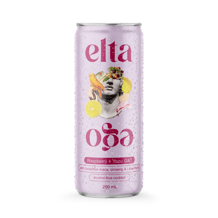 ELTA EGO Alcohol Free Cocktail - Raspberry + Yuzu G&T 4x250ml