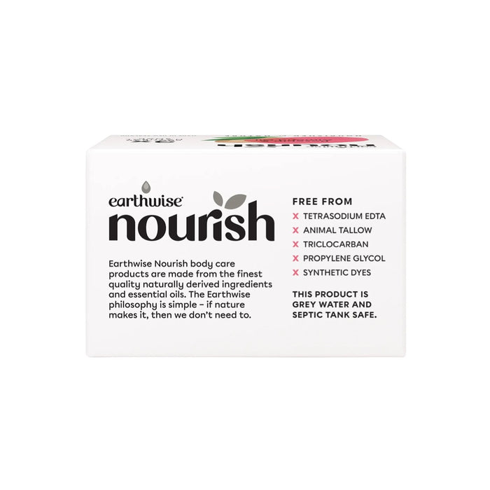 Earthwise Nourish Natural Soap Bar Rosehip & Almond Oil 3x270g