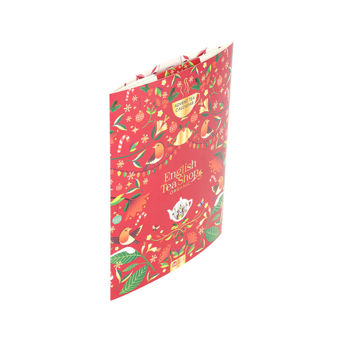 English Tea Shop Advent Calendar - Sachet Book Red - 24 Tea Sachets