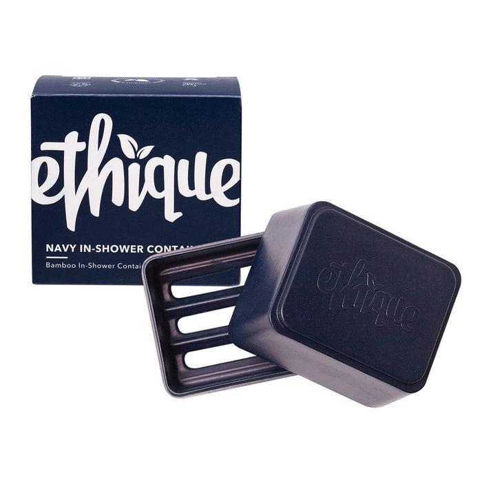 Ethique Bamboo & Cornstarch Shower Container Navy