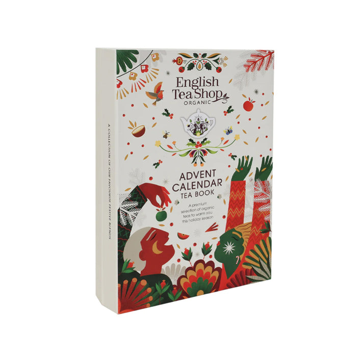 English Tea Shop Advent Calendar Tea Book White