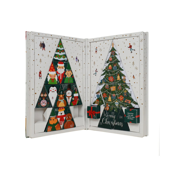 English Tea Shop Advent Calendar Tea Book White