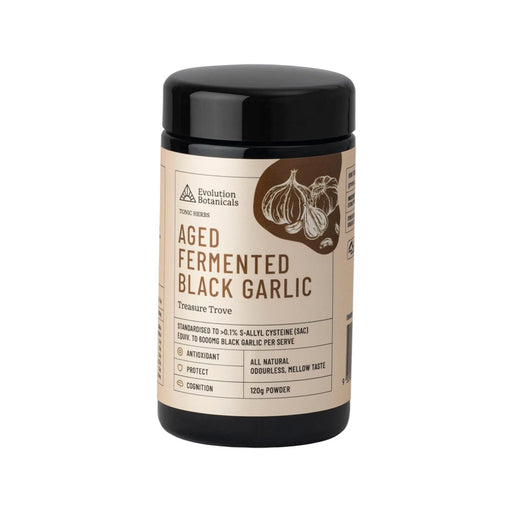 Evolution Botanicals Aged Fermented Black Garlic Powder 120g