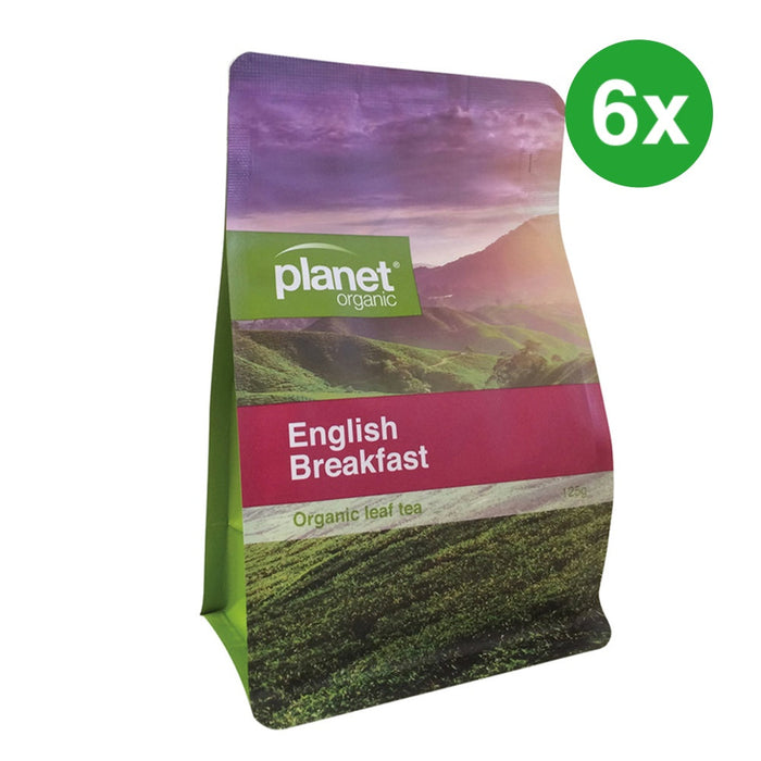 PLANET ORGANIC English Breakfast Herbal Loose Leaf Tea (Refill) 125g 6 Bags (Extra 5% Off)