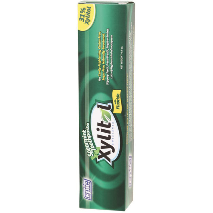EPIC XylitolSpearmint Toothpaste 4.9oz With Fluoride