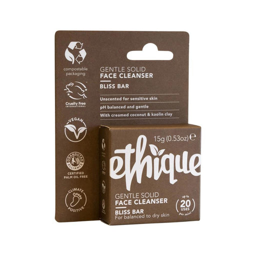 Ethique Solid Face Cleanser Bar Bliss Bar - 15g