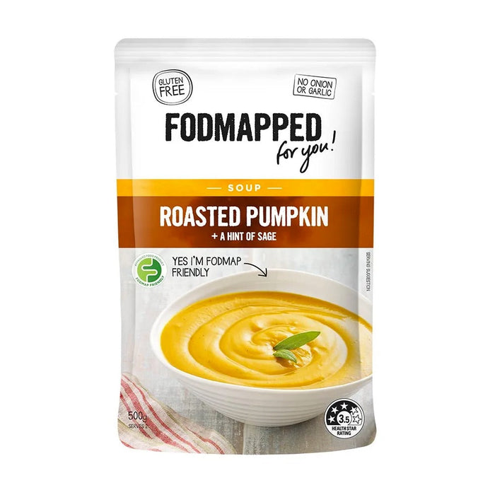FODMAPPED Roasted Pumpkin & Sage Soup 500g x 5