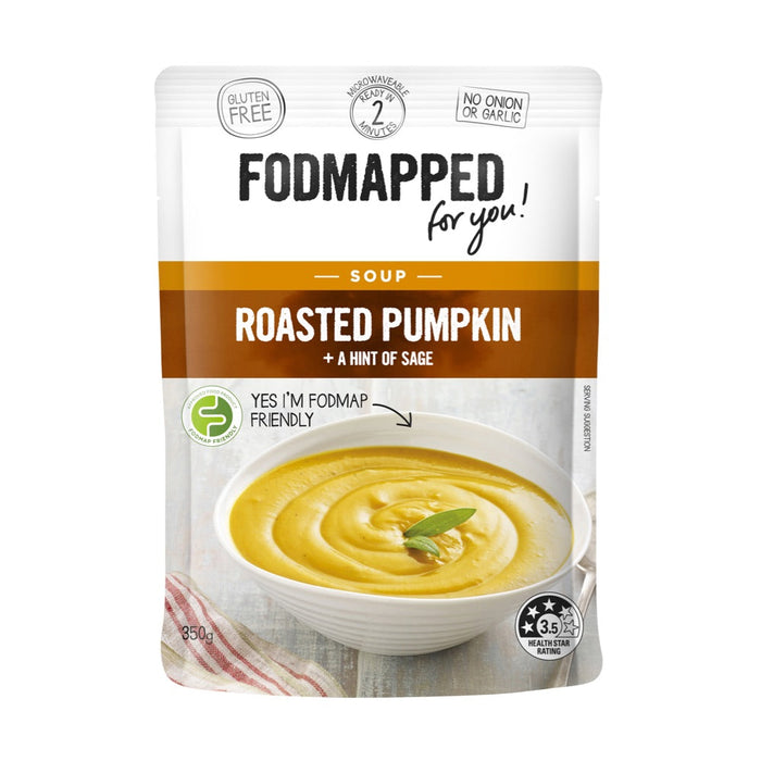 FODMAPPED Roasted Pumpkin & Sage Soup 350g x 6