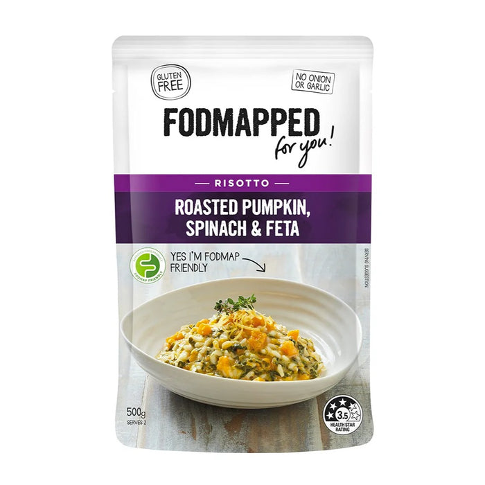 Fodmapped Roasted Pumpkin, Spinach&Feta 500g