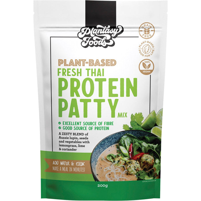 PLANTASY FOODS Protein Patty Mix Fresh Thai 200g