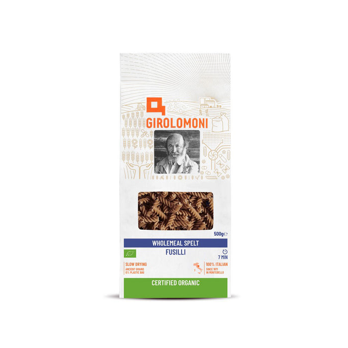 GIROLOMONI Wholemeal Spelt Fusilli 500g