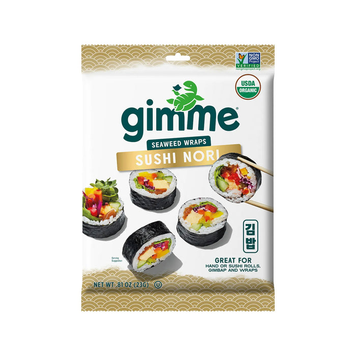 GIMME Roasted Seaweed Sushi Nori 9 Sheets 23g