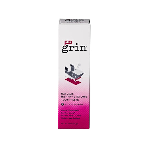 GRIN Toothpaste Kids Berry-Licious with Fluoride 70g